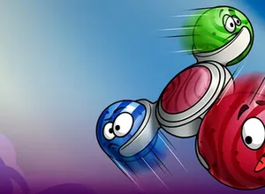 የመስታውት ክቦች (ብይ) ማሽከርከር ጨዋታ